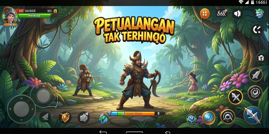 Screenshot gameplay 666I yang menunjukkan aksi seru dalam petualangan.