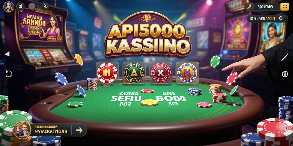 Screenshot gameplay API5000 menampilkan keseruan permainan Kasino.