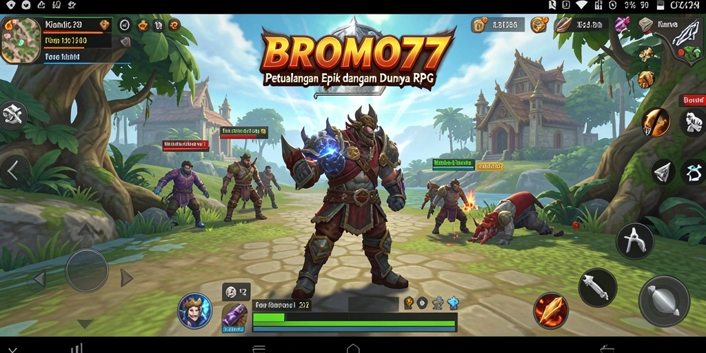 Gameplay RPG mendebarkan di dunia BROMO77