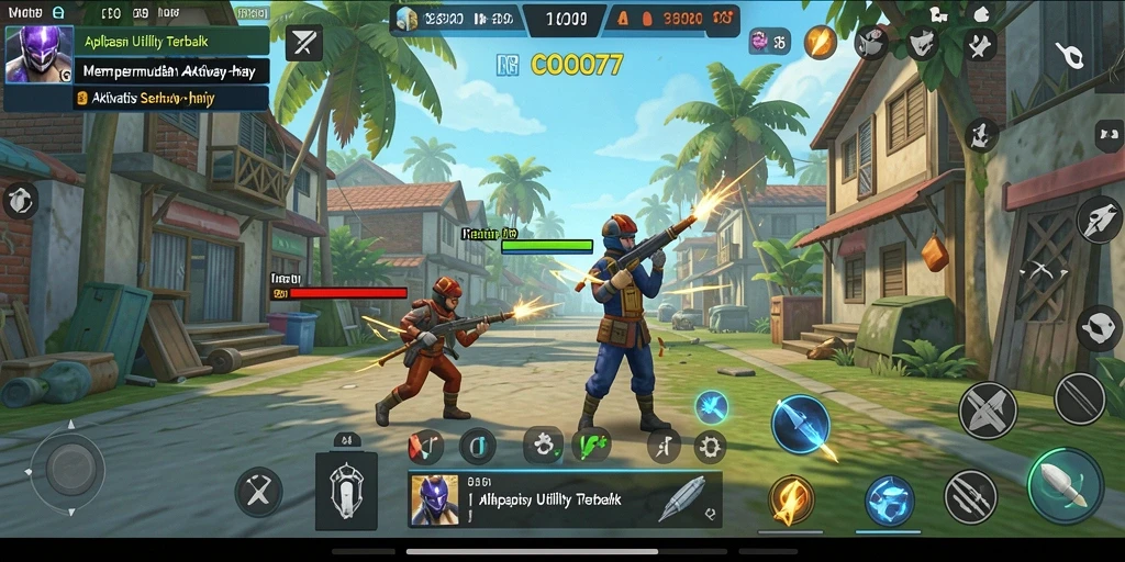 Screenshot utama COO77 dengan antarmuka menarik dan fungsionalitas utility.