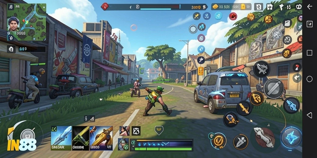 Tampilan antarmuka aplikasi utility IN88 yang fungsional dan modern.