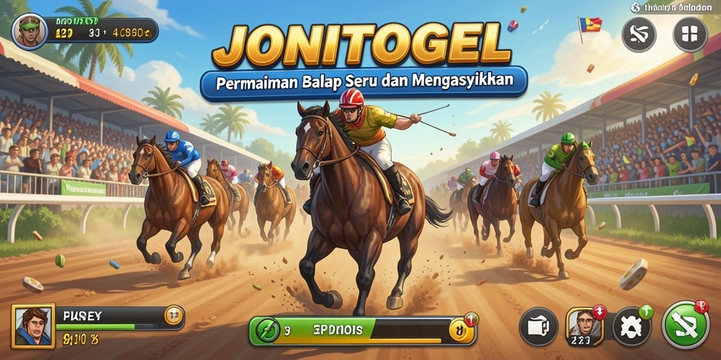 Tampilan gameplay seru dengan grafik balap yang mengesankan.