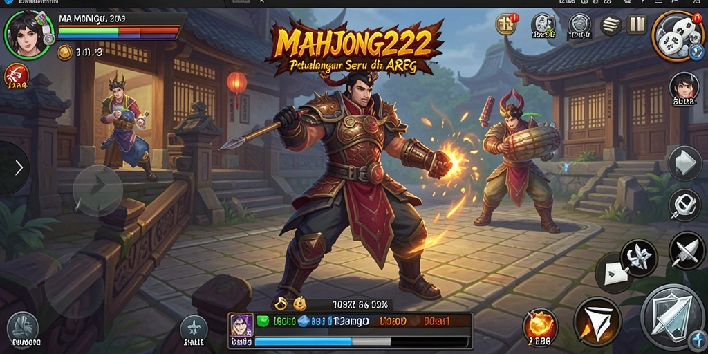 Tampilan aksi seru dalam permainan MAHJONG222 yang mengasyikkan.