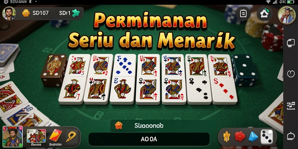 Menampilkan aksi seru dari gameplay SD107 yang menantang.