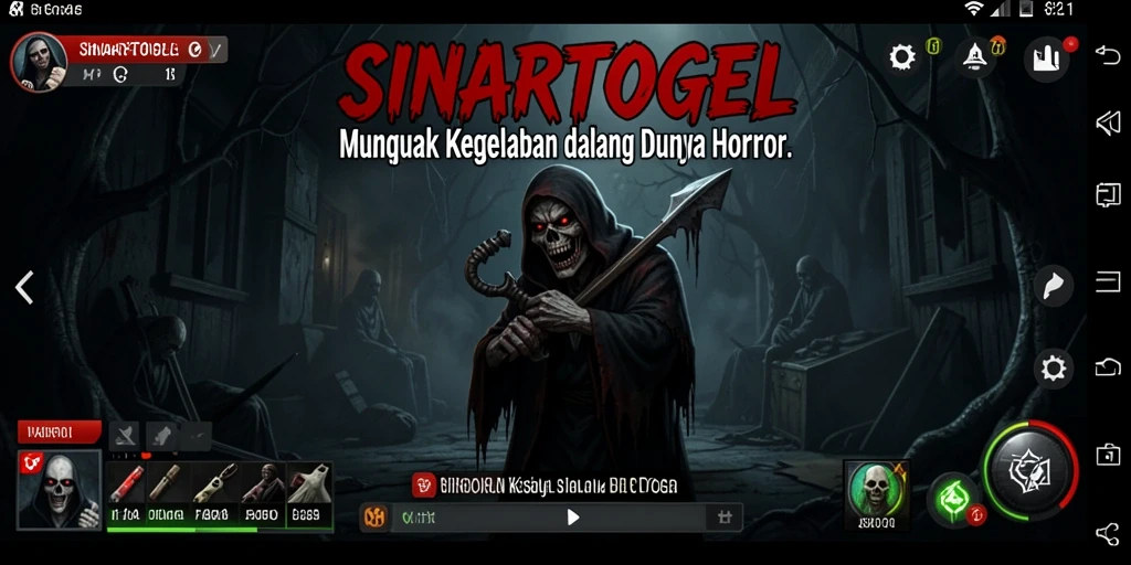 Tampilan menakutkan dari gameplay SINARTOGEL yang mencekam.